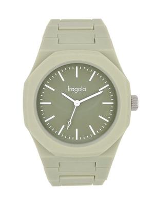 [Follow] Fragola Octagonal Bezel Plastic Watch N02624S-2 KA Women's Green