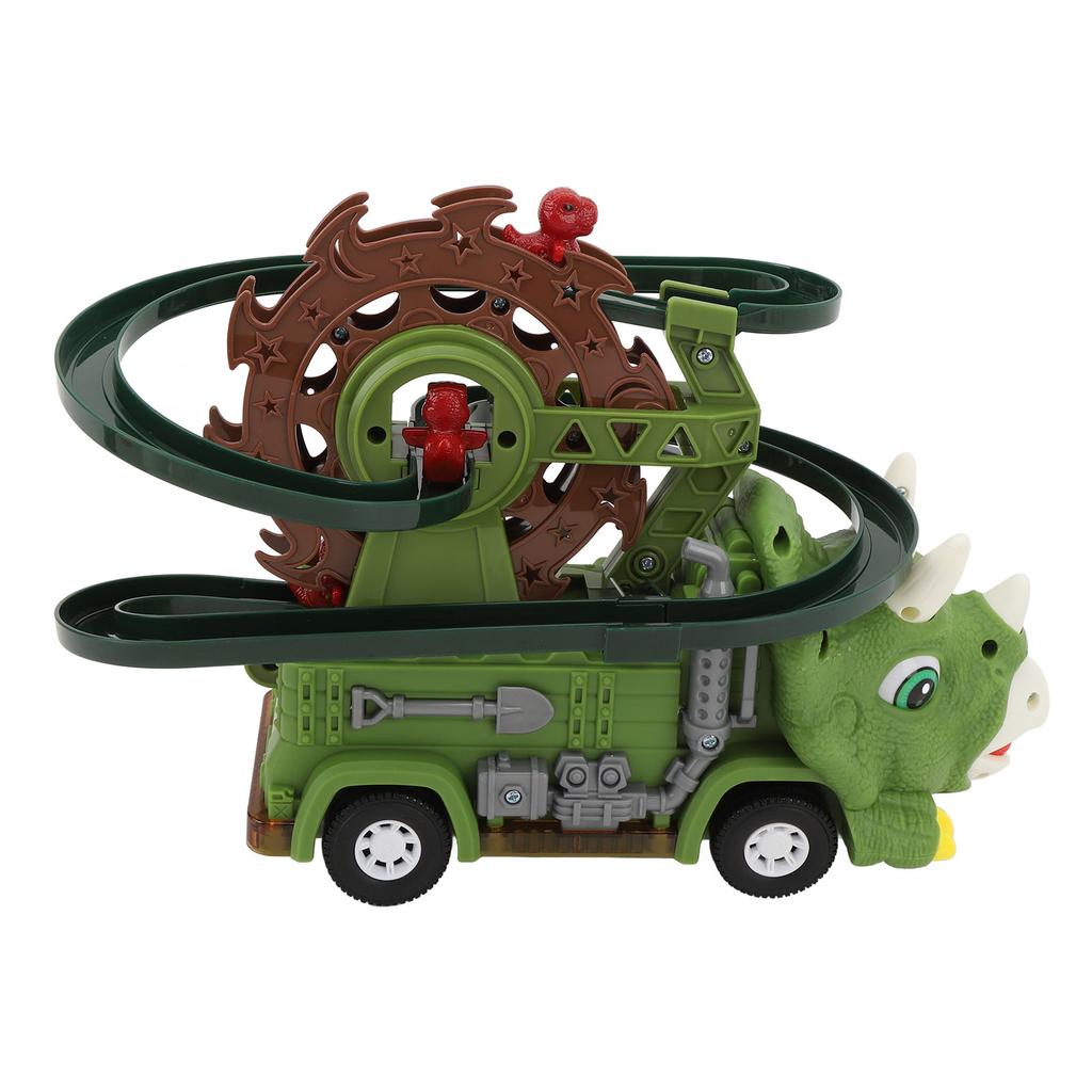 Dinosaur Track Toy Sliding Glide Universal Rotating Electric Car Toy for Kids Children