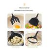 4/8Pcs Household Black Silicone Kitchenware 4-piece 8-piece Set of Chinese Spaghetti Spoon Salad Spaghetti Spaghetti Spaghetti
