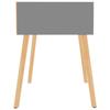 Maison Exclusive - Tables de chevet 2 pcs Gris 40x40x56 cm Bois d'ingénierie