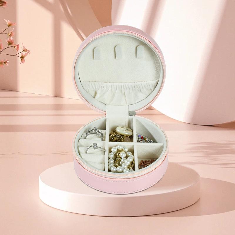 Portable Jewelry Box European Princess Travel Korean Hand Jewelry Jewelry Bag Earrings Ring Small Storage Box