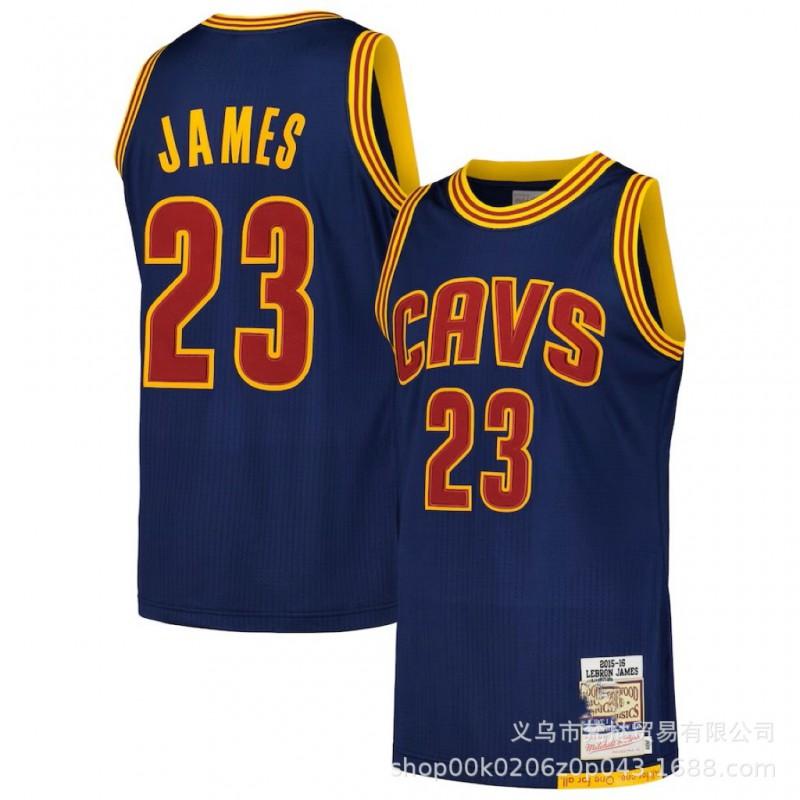 Cleveland Cavaliers Basketball Jersey Men Women Custom Stitched NBA Fan Wear Short Sleeve Cotton V-Neck Sportswear