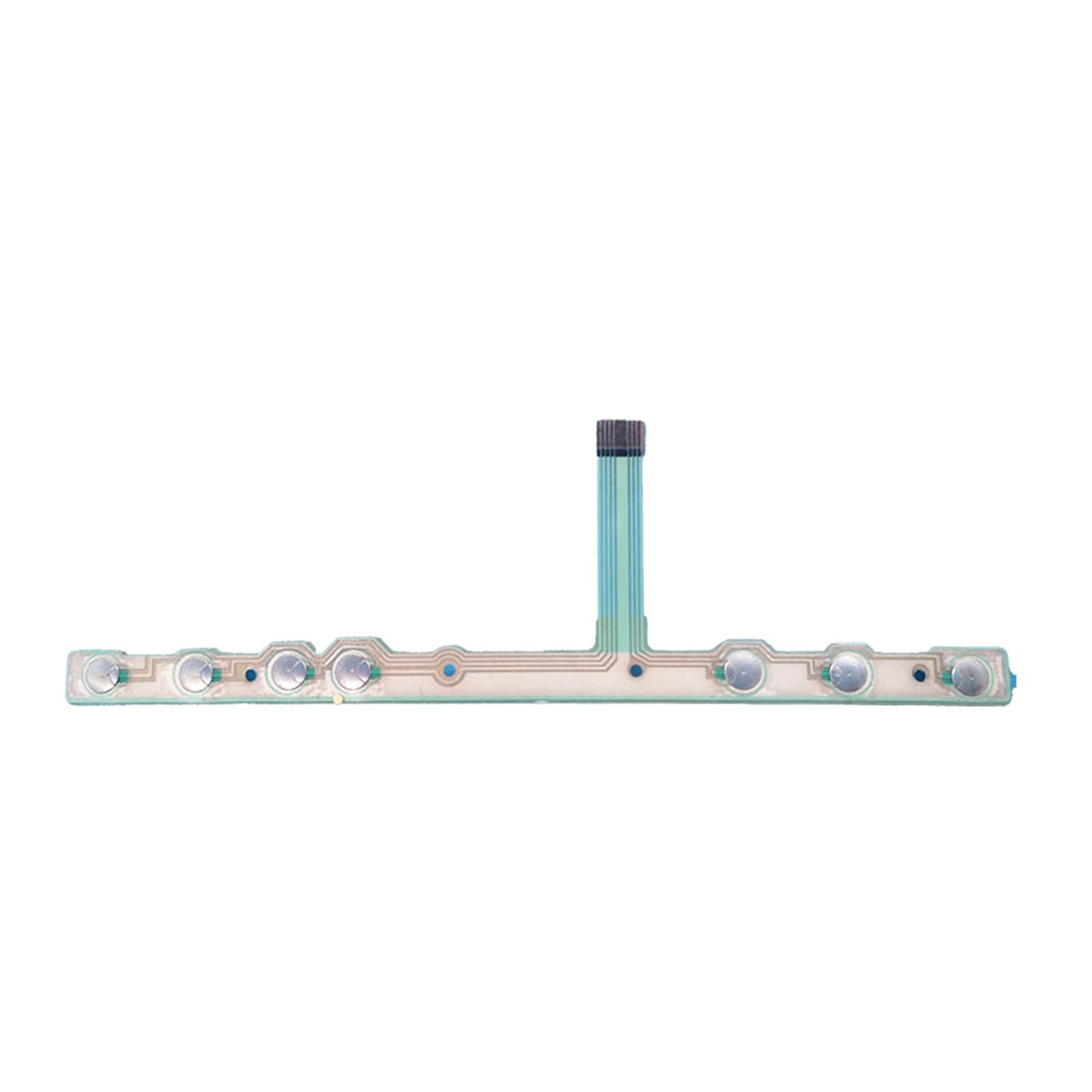 Left Key Volume Right Keypad Ribbon Wire Flex Cable Conductive Membrane for Game Console Replacement Repair Part