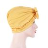 Detachable Active Bow Beaded Headscarf Turban Hat