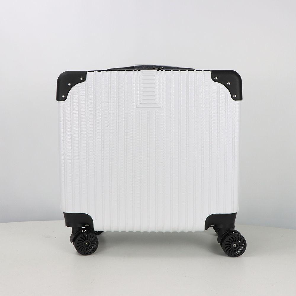 Lightweight 18" Mini Trolley Suitcase with Universal Wheels & Combination Lock