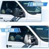 Chrom-Seitenspiegelabdeckung für 1999-2007 Ford Super Duty F-250 F-350 F-450 F-550 (Für Spiegel OHNE Blinker)