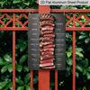 2D Flat, Vintage Beef Doneness Chart Metal Sign - Steak Guide with Rare, Medium Rare, Medium, Medium Done - Aluminium Retro Wall Art Suitable for