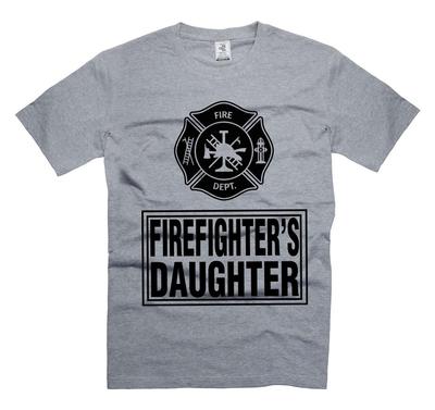Firefighter's Daughter Shirt Gift from Firefighter Daughter Gift Ideas for Her Unisex T-Shirt
