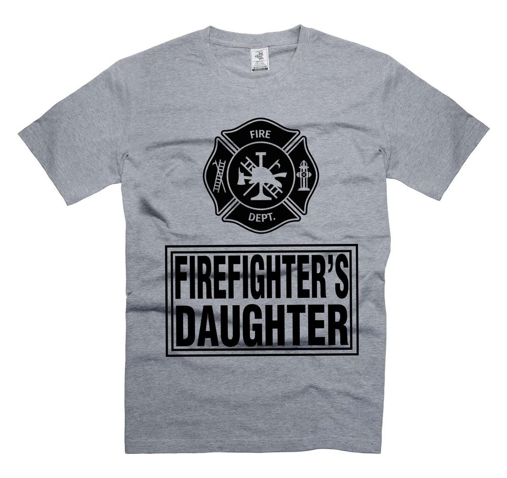 Firefighter s daughter shirt gift from firefighter daughter gift ideas for her Unisex T-Shirt XL