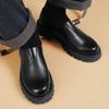 Fashion Men's handmade sewn shoes Luxury high-quality genuine leather Daily office outdoor leisure party walking Thick bottom shoes
