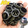 10PCS Bujão de Dreno de Carro Juntas do Cárter de Óleo Acessórios de Borracha e Metal Antideformação Vedação de Precisão M6/M8/M10/M12/M14/M16/M18/M20