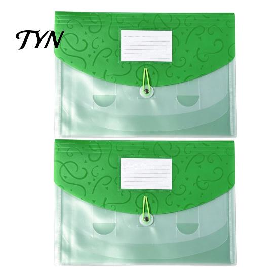 Home Office Filing System Expandable Document Folder with Label Slot, Layered Design Waterproof PP File Envelope, Secure Rope Closure Organizer