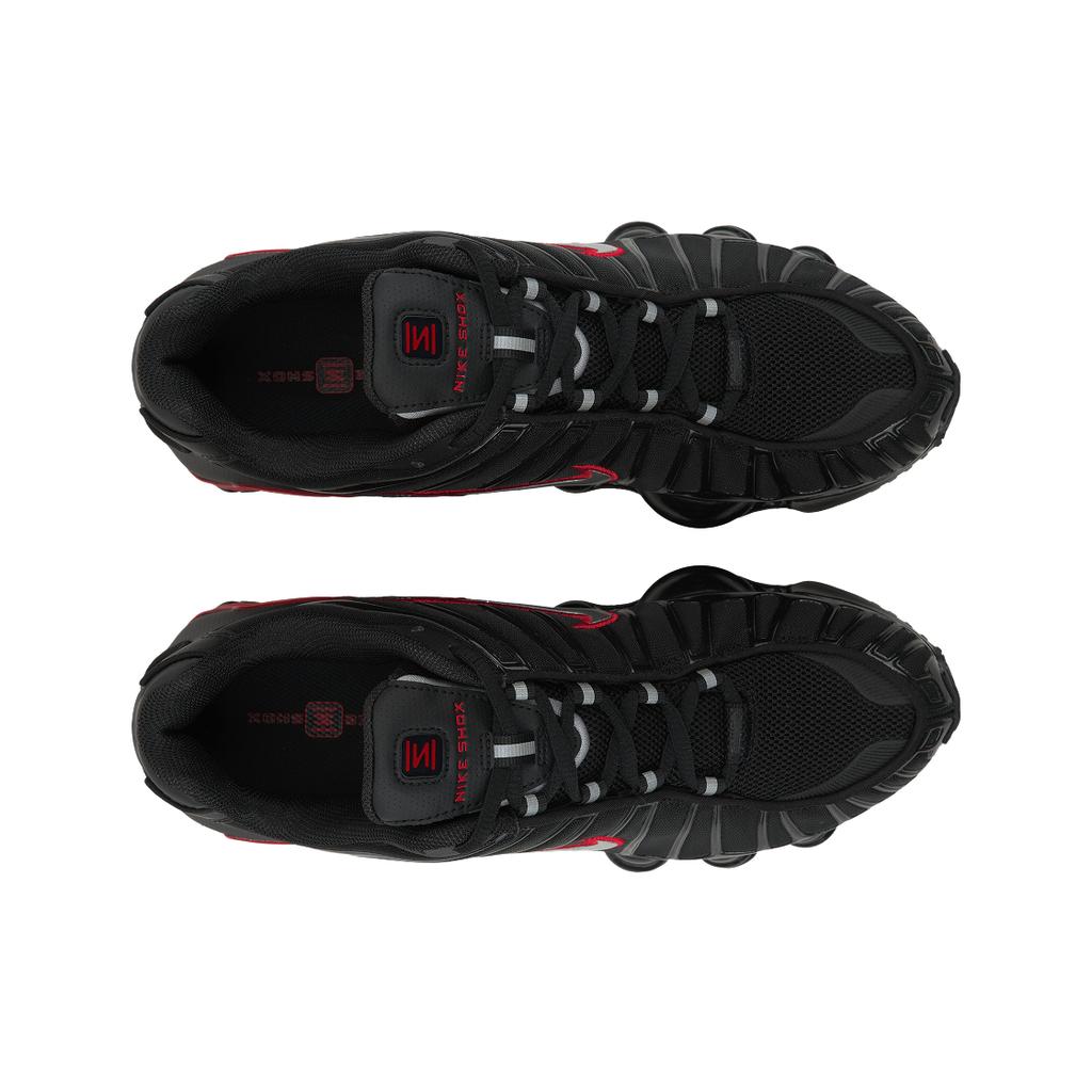 Nike Shox TL Nero Rosso Università Sneakers Unisex Argento Metallizzato CN0151-003