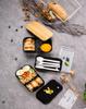 Premium Bento Box for 2000ml Large Lunch Box with Adjustable Dishwasher and Microwave and Easy To Use Men, Capacity, Two-Tier Valve, Dividers, Safe,