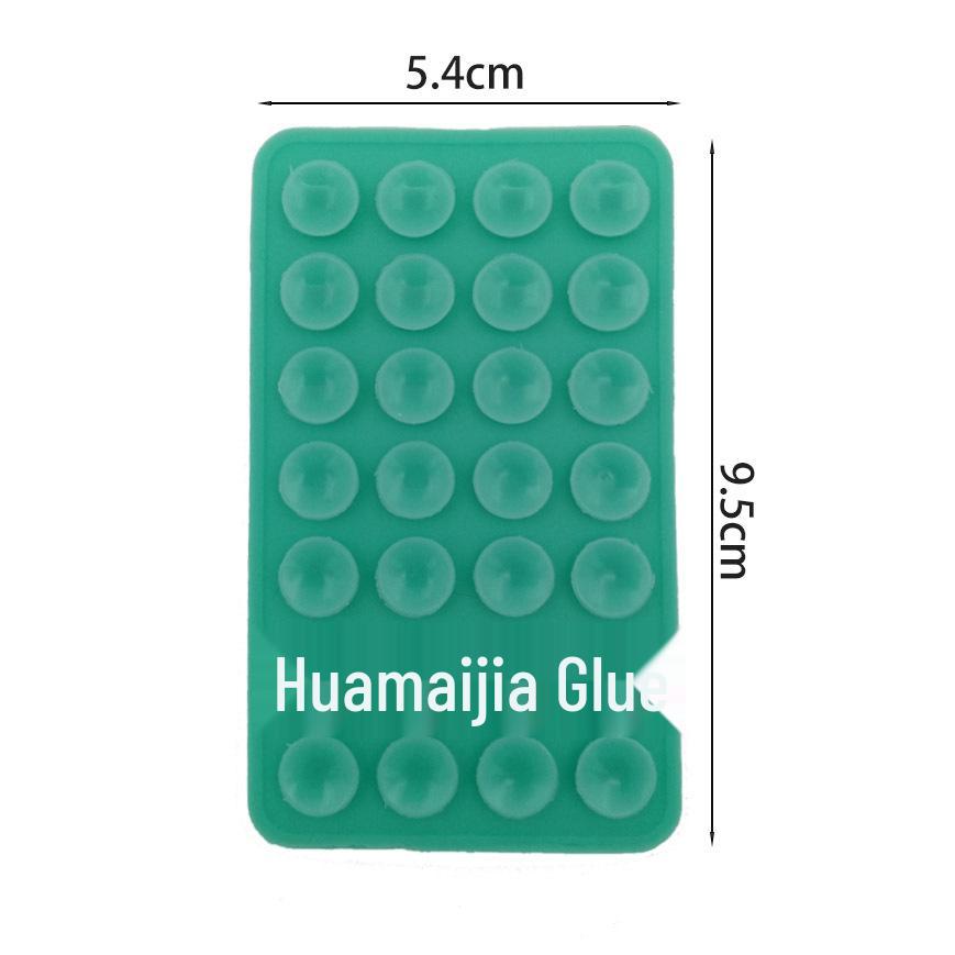 Double-Sided Silicone Mobile Phone Suction Cup Holder with 28/24 Beads for Strong Grip and Decompression