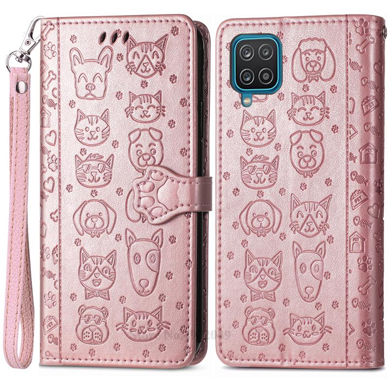 SamsungA12 Case For Samsung Galaxy A12 Wallet Leather Flip Phone Case For Samsung A12 A 12 Case Protective Cover Coque Fundas