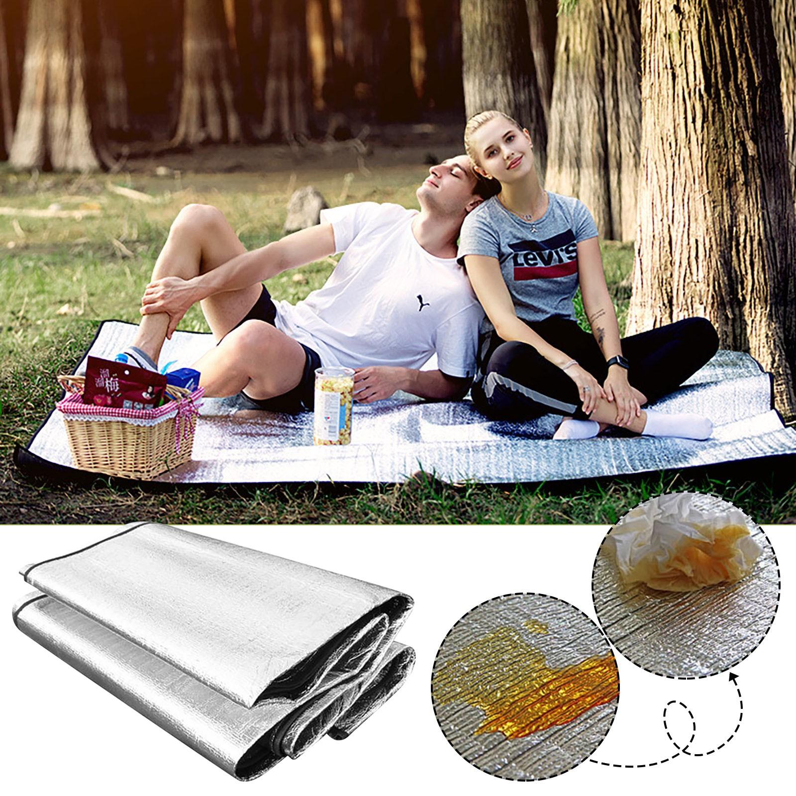 

Многоцелевой коврик из алюминиевой фольги для уличной палатки, коврик 2x1,5 м