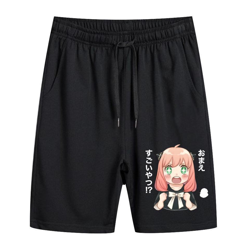 

Новые летние спортивные шорты, вдохновленные двухмерным аниме, для мужчин и женщин. Идеально подходит для повседневной одежды. M, Model A чёрный