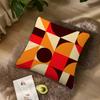 Colorful Abstract Geometric pattern Pillow Case Living Room Accent Couch Back Support Square Lounge Restful Nap Companion ?