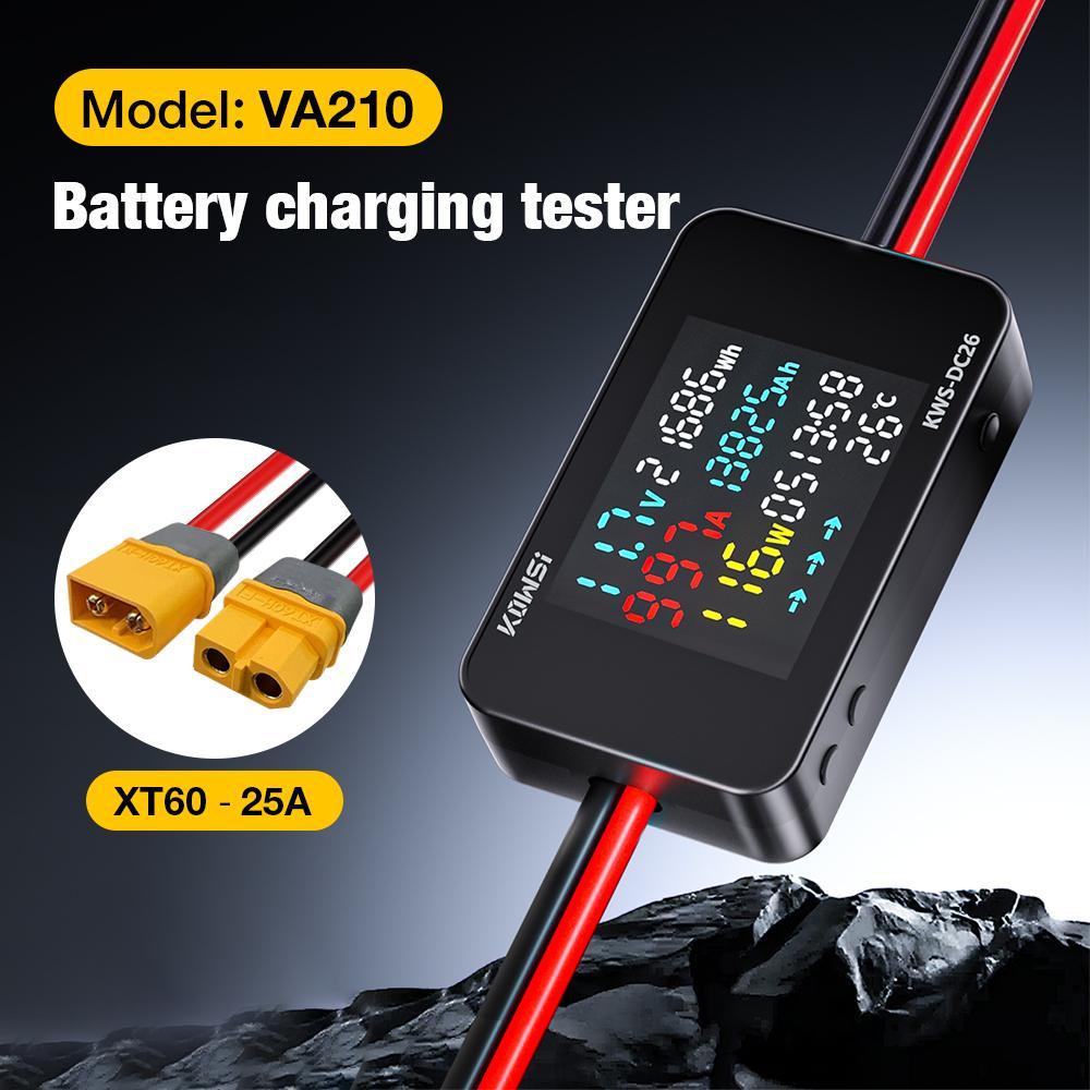 2025 KWS-DC26 Battery Charging Tester Monitor Battery Health Tester Analyzer Charging Tester Tool DC Power Energy Voltage Meter