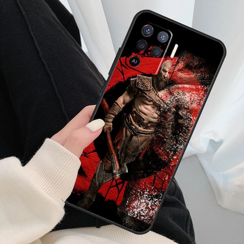 God of War Case For Oppo A96 A76 A16 A60 A98 A58 A78 A18 A38 A80 A40 A77 A57 A17 A74 A54 A94 A15 A5 Pro