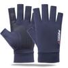 Sunscreen Gloves Thin New Spring and Summer Men and Women Outdoor Sports Half Finger Two Finger Fishing Touch Screen Fishing Gloves