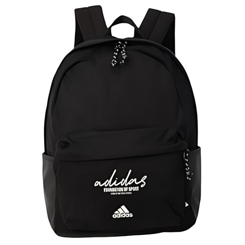 Adidas Recycled Polyester Backpack Regular Unisex Black & Gray White Adidas IX6802