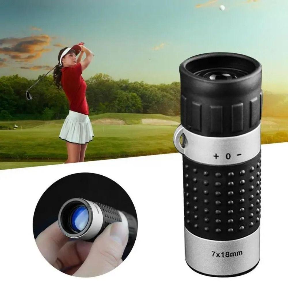 Differentiation Line Hiking Bird Watching Mini Monocular Telescope 7x18 Golf