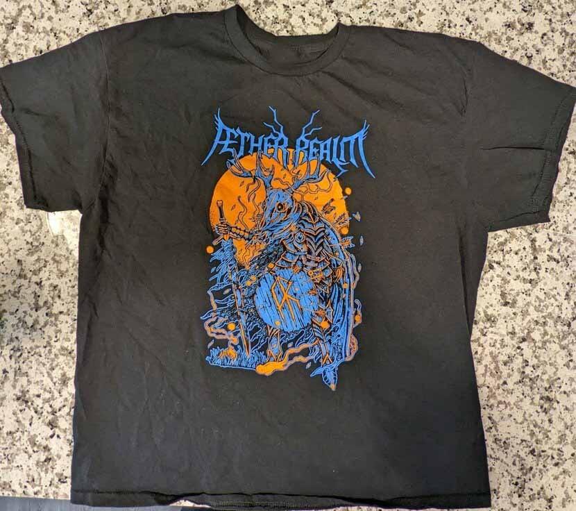 The Abyss Strikes Back Tour Æther Realm Band Shirt Black Unisex S-5XL EM1327 Unisex T-Shirt XXXXL