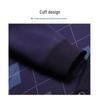 2021 New Lamb Wool Plus Velvet Cardigan: Warm Print Top for Middle-Aged and Elderly