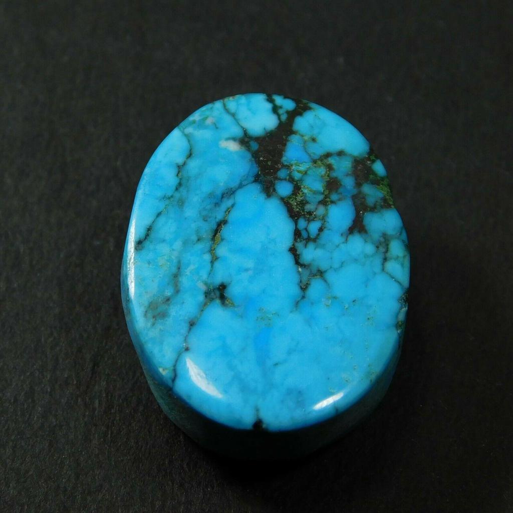 A++ 31.85 Ct Natural USA Turquoise Oval Cut Cabochon Loose Gemstone CERTIFIED