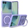 Full Cover Magnetic Mobile Phone Cases for Samsung Galaxy Z Flip 7 Translucent Cover with Magnet for Z Flip 7 Matte Cases New