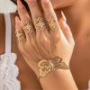 Damen Mode Design Schmetterling Gotisch Personalisiert Fingerarmband Schmuck Zubehör, geeignet für Partys und Urlaubsgeschenke