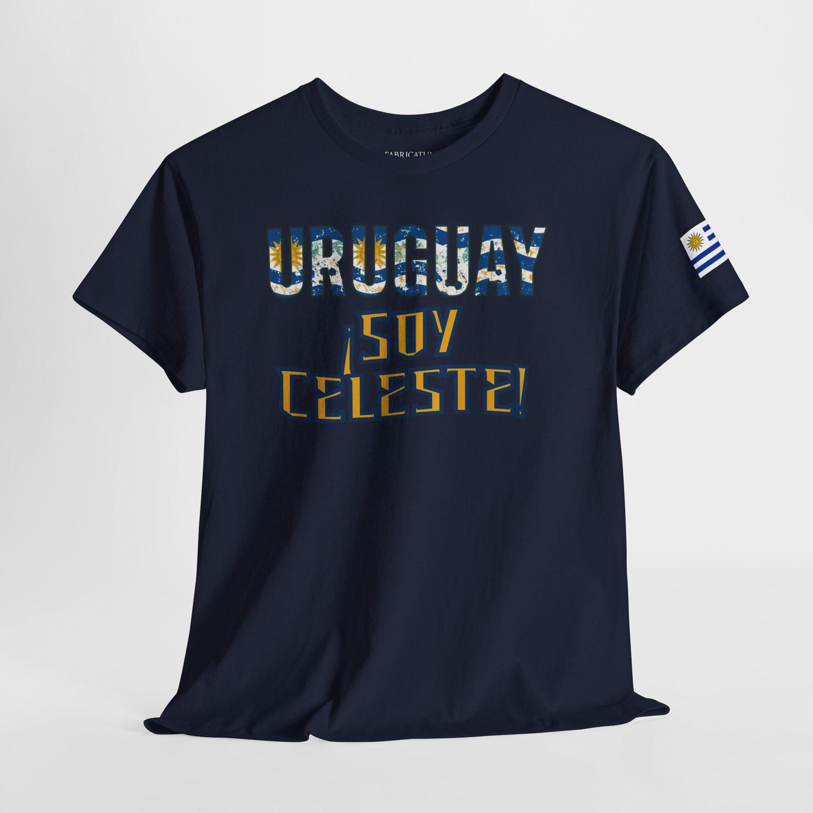 Uruguay Football Fan Tee | Vintage Celeste Soccer Graphic Shirt 3XL