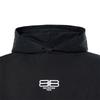 Balenciaga BB Paris Icon Medium Fit Hoodie 'Black White' Men's 570811TMVG69034
