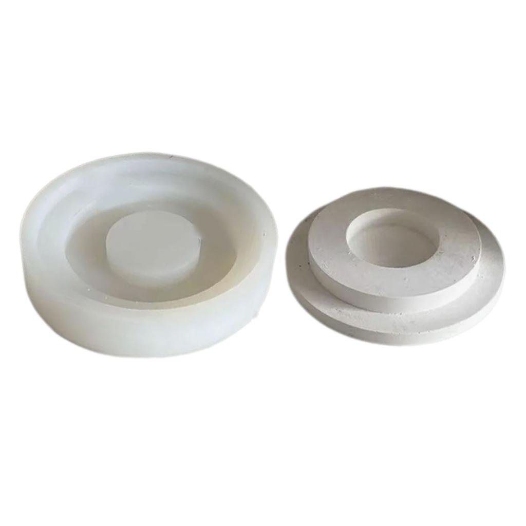 Ringförmige Hohlherz Silikonformen zum Basteln Kerzenhalter Teelichthalter Tischdekorationen Kerzenhalterformen