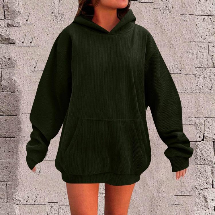 Oversized Fleece Hoodies For Women Long Sleeve Pullover Sweatshirts With Pocket