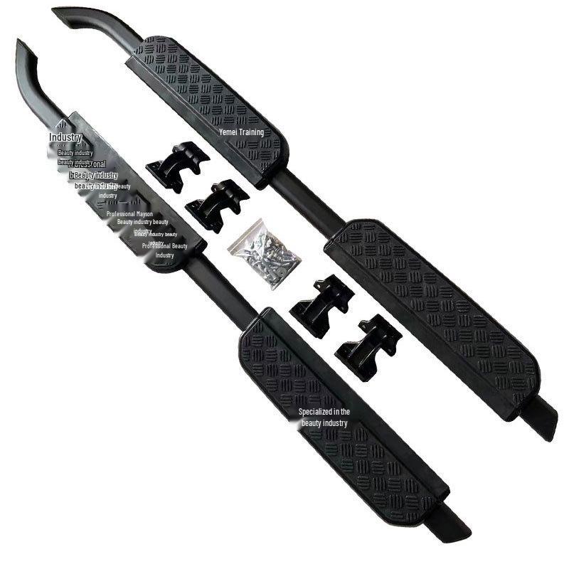 

Retro Gloss Black Running Boards for 2020+ Defender 90/110 - Aluminum Alloy Pedals