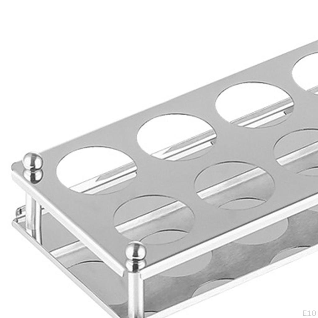Porte-verres Présentoir Résistant à la Rouille Multi-trous Organisateur de Tasses 6/12 Trous pour Table de Cuisine