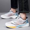 Men's Breathable Mesh Casual Sneakers Spring Summer Soft Anti-Skid Shock Absorption Sole Running Shoes