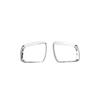 Chrome Rearview Mirror Rain Eyebrow Cover Trim For Isuzu D-Max Dmax 2021-2024