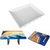Large Rectangle Resin Table Silicone Molds 16 X 12 Inch Epoxy Resin Silicone Mold for River Coffee Table, Cutting Boards, Serving Trays, Cheese