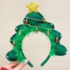 Kawaii Christmas Headband Cute Cartoon Bow Christmas Tree Hairband Festival Party Sweet Hair Accessories Girl Christmas Gift
