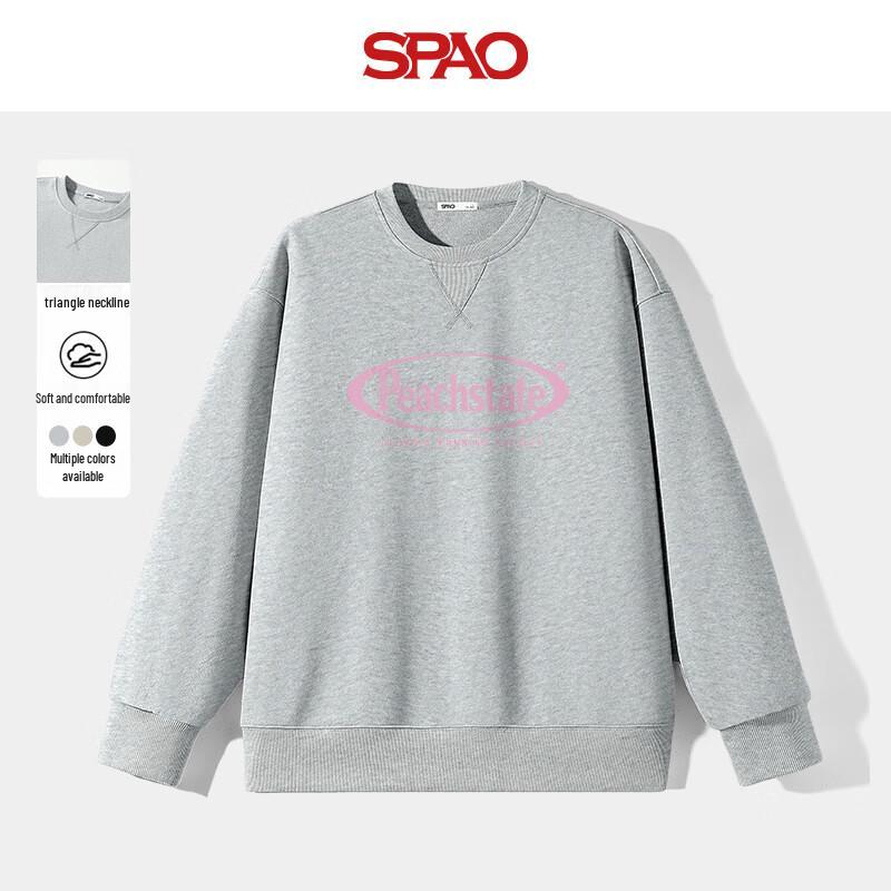 

SPAO Унисекс Свитшот в стиле ретро свободного кроя XL