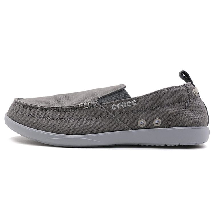 Crocs Fabric Slip-On Non-Slip Durable Low-Top Sports Casual Shoes Men sneaker Gray 11270-0DV