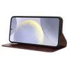 For Samsung Galaxy S25+ Case Crazy Horse Texture Split Leather Wallet Phone Cover