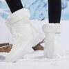 TUINANLE Women Warm Plush Boots Ladies Winter Ankle Boots Women Keep Warm Snow Shoes High Quality