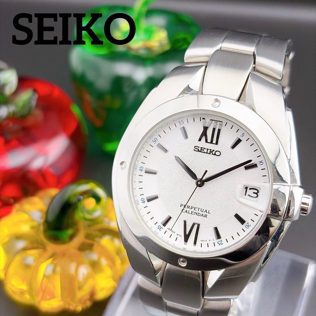 Used [Rare/Good Condition] Old Seiko Perpetual Calendar Quartz Men s Watch