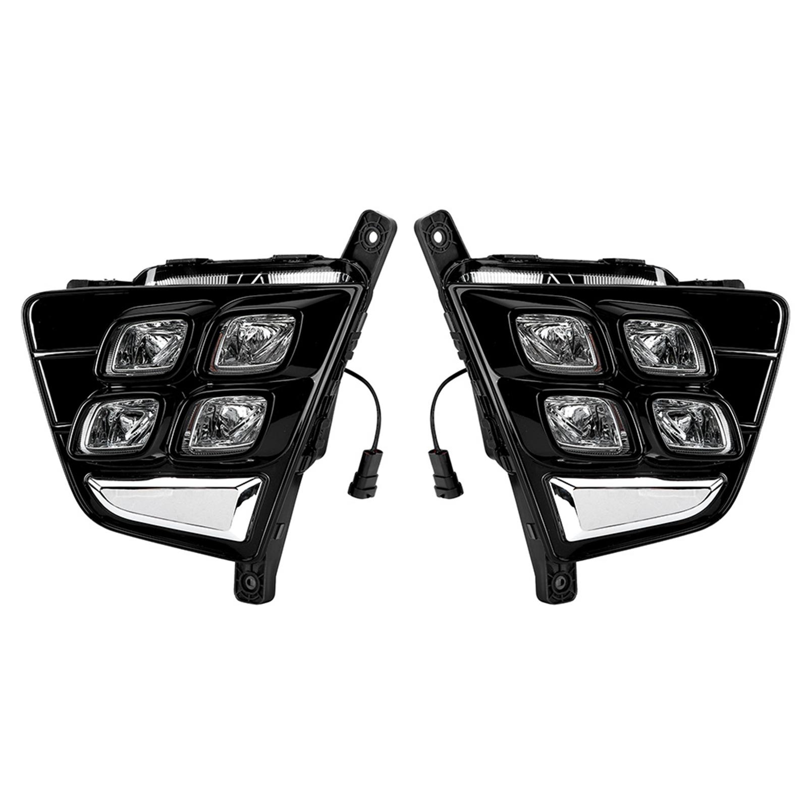 

Автомобильные светодиодные дневные ходовые огни 12 В DRL подходят для Hyundai IX25 Creta 1415