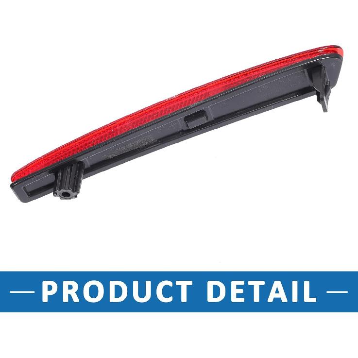 Rear Right Side Bumper Reflector No.8191012130 Bumper Reflector Side Marker for Toyota Corolla 2020-2023 ABS Red